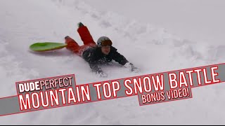 Dude Perfect: Mountain Top Snow Battle BONUS Video