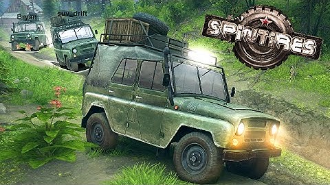 Spintires - PC - 4-Player Co-op! - Completing the Volcano Map, Pt. 1