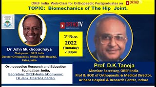 OREF Webclass for Orthopaedic Postgraduates – Biomechanics of the Hip Joint