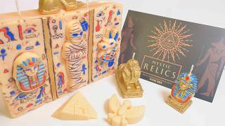How to make a Pharaonic Candle| Massive & Colorful! | the Pixie Box collection molds