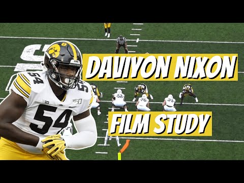 Daviyon Nixon (Iowa) Film Study 2021 NFL Draft