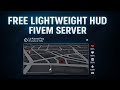 Free Modern Lightweight HUD script Fivem | Qbcore &amp; Esx