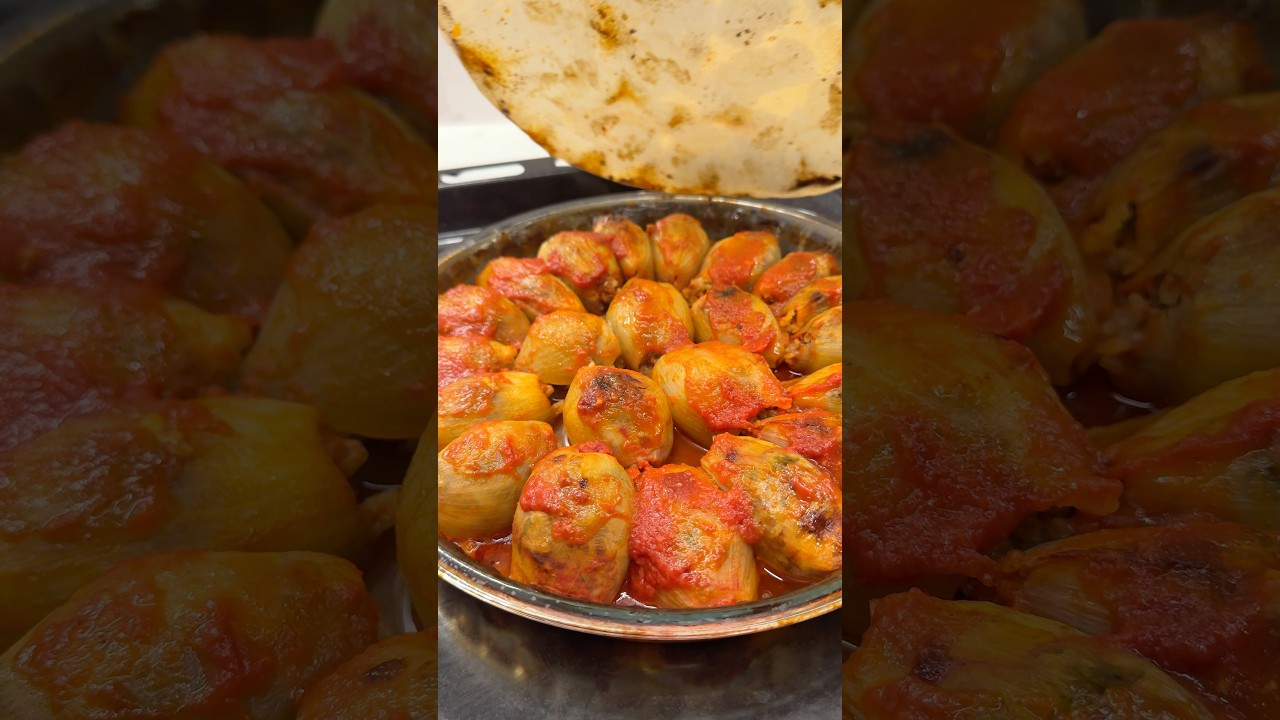 Долма из лука! Одно из самых популярных блюд турецкой кухни❤️