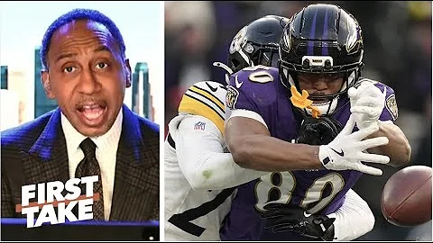 FIRST TAKE | Stephen A. GOES CRAZY Isaiah Likely's TD overturned, Ravens loss to Steelers 27-22