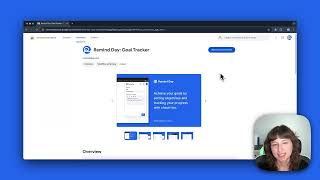 Get started tracking your goals with the Remind Day Chrome extension screenshot 5