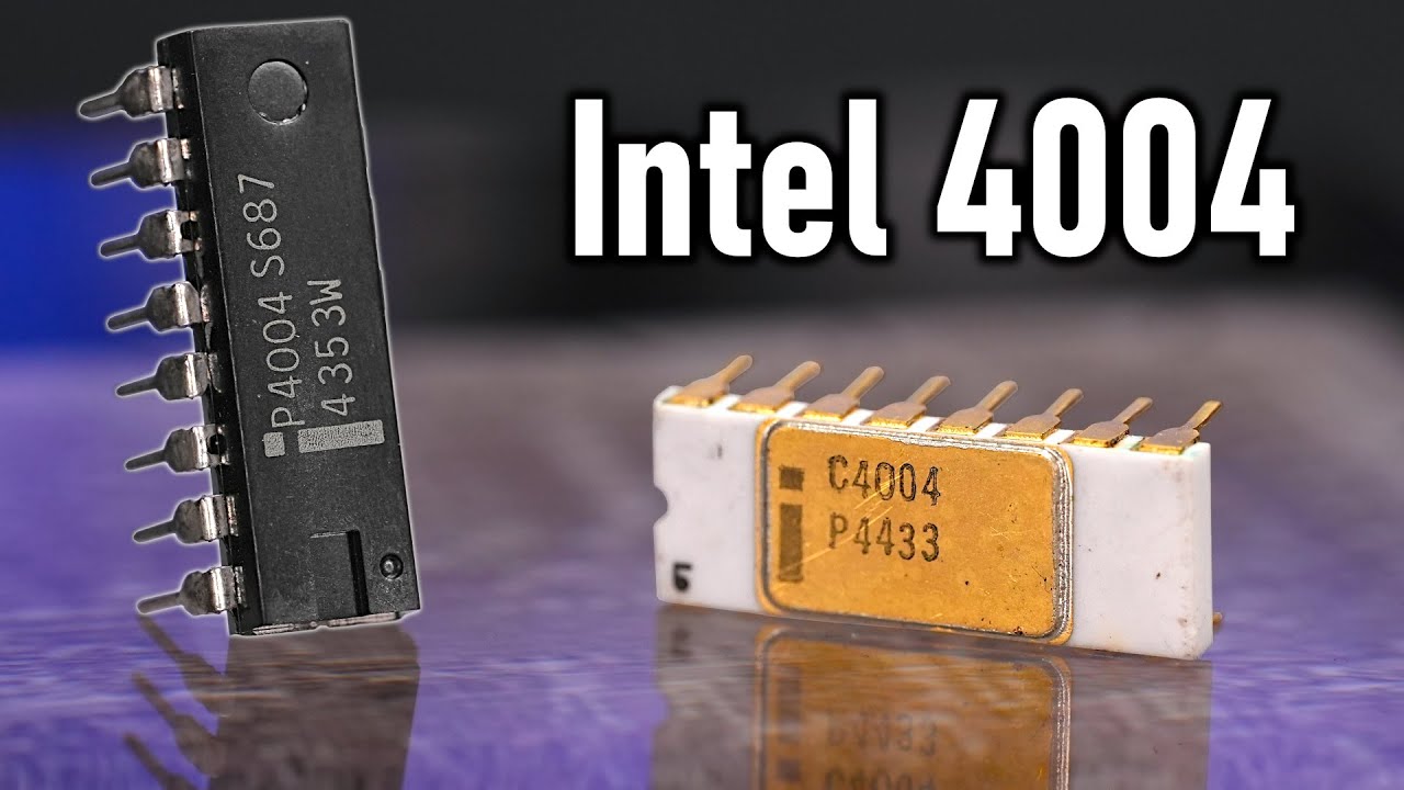 HW-Legenden #11: Die erste Intel CPU - Wir "köpfen" den 50 Jahre alten ...