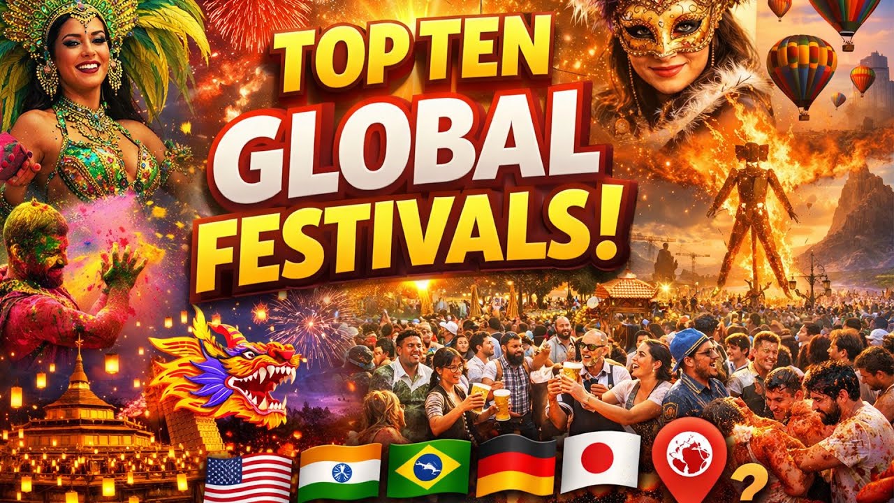 Top 10 Most Incredible Festivals Around the World You MUST See! 🌍🎉