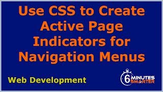 Famous Use Active Page Indicators in Your Navigation Menus Wealth