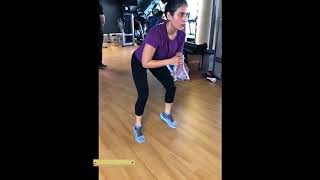 Fatima Sana Shaikh Gym Hard Workout