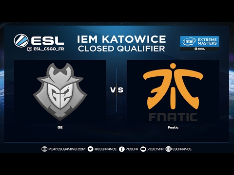 CS:GO - G2 vs Fnatic - Cache 1/2 - IEM Katowice Qualifier