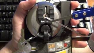 (16) Picking Master Lock Magnum Disc Lock