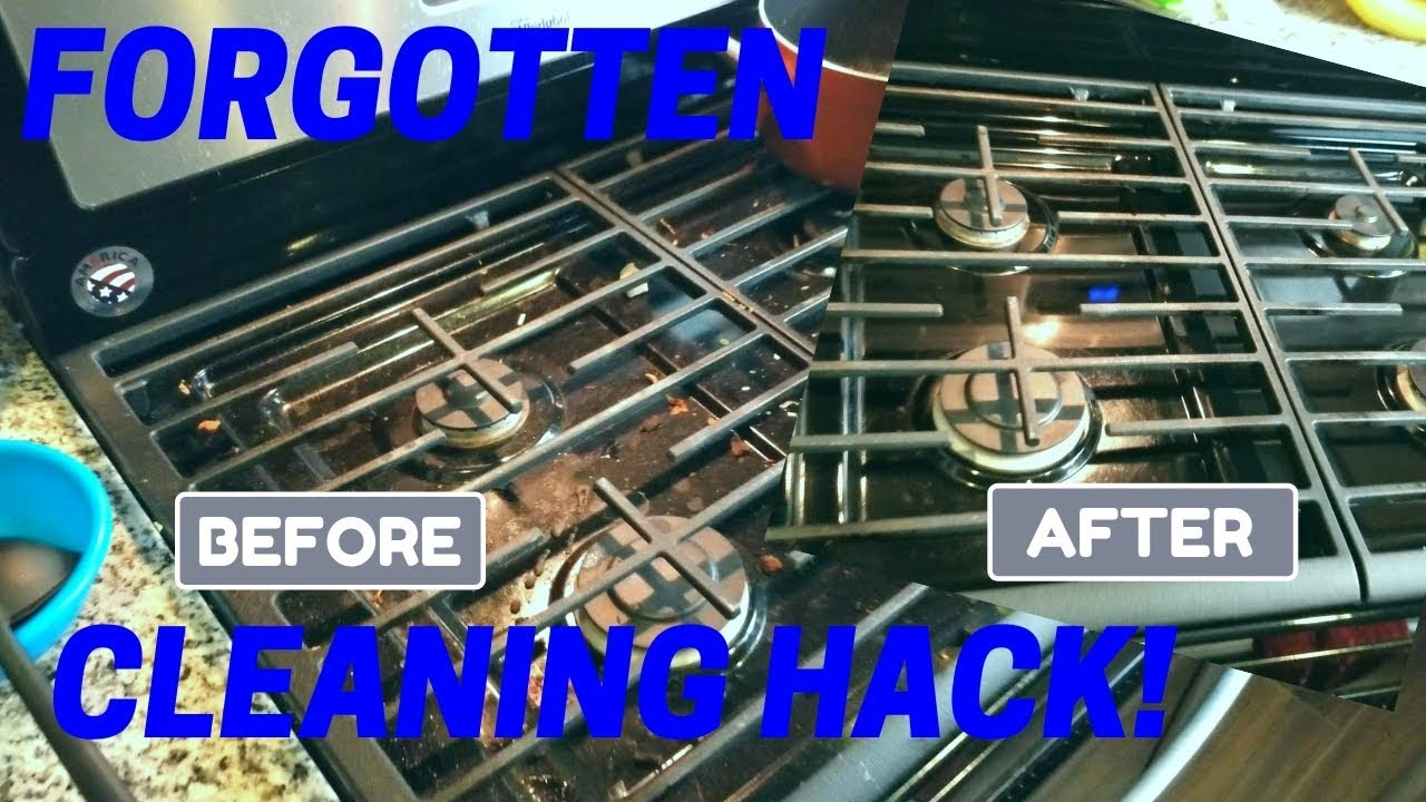 How to clean your stove with ONLY soap and water YouTube