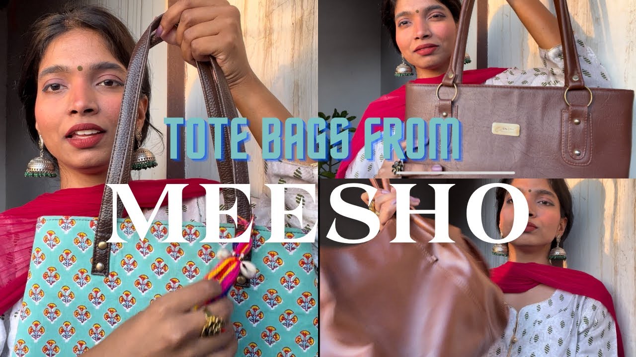 Cheapest Tote Bags from Meesho meeshobags totebags YouTube