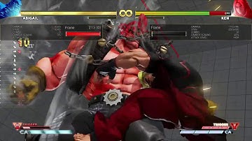 Bread and Butter Abigail V-Trigger 2 Combos - Street fighter 5 Arcade edition