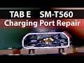 Samsung SM-T560 Tab E Damaged PIns Charging port Replacement