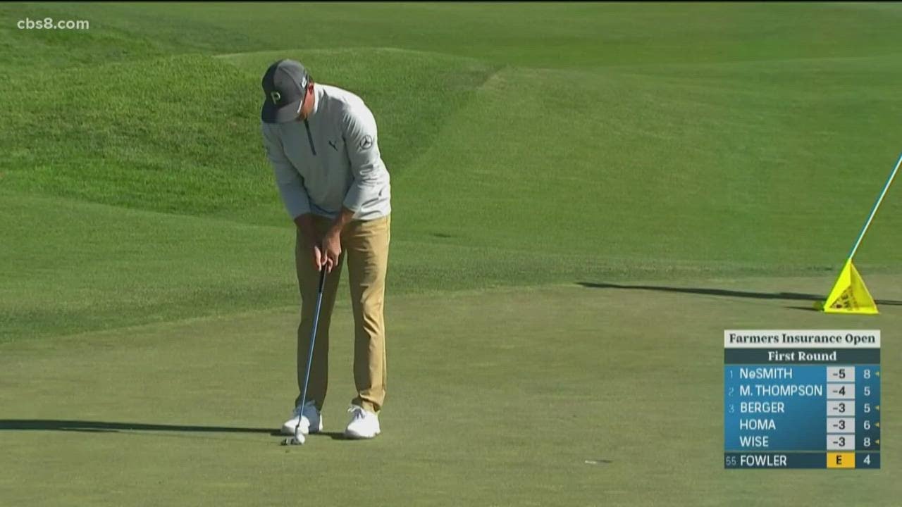 First Wednesday tee off for Farmers Insurance Open at Torrey Pines
