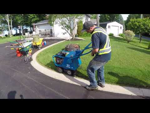 Bluebird Sod Cutter in action for DYC Properties