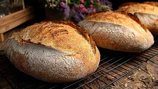 No kneading required! Crispy European-style bread that can be made in just 1 hour.