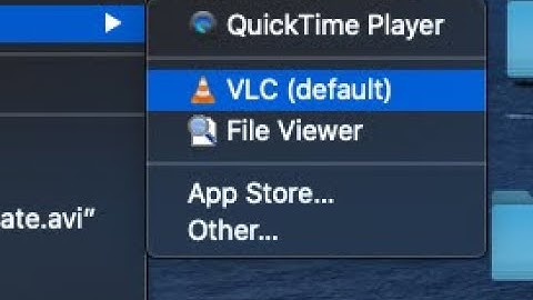 How to make VLC as Default Mac Player