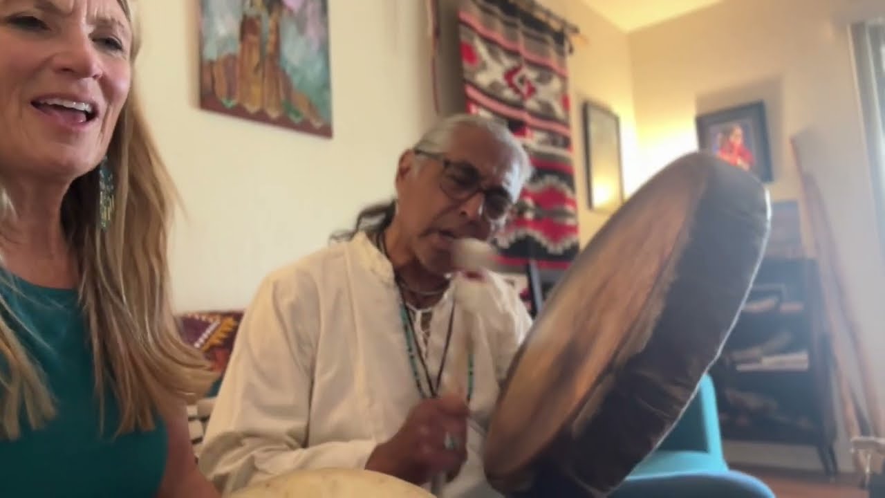 Sacred Drum Medicine with Walking Crow and Christine Stevens LIVE in Sedona