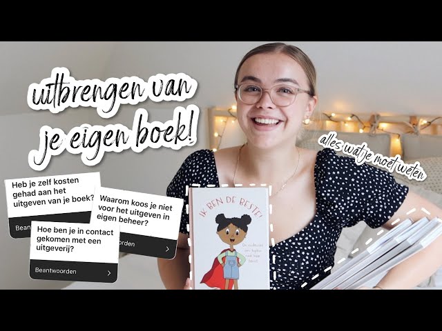 Hoe Schrijf Je Je Eerste Boek: Jullie Vragen Beantwoorden! (Kosten,  Uitgeverij, Illustraties, Etc.) - Youtube