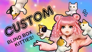 Custom Blind Box Kitties! (painting duplicate figurines😁)