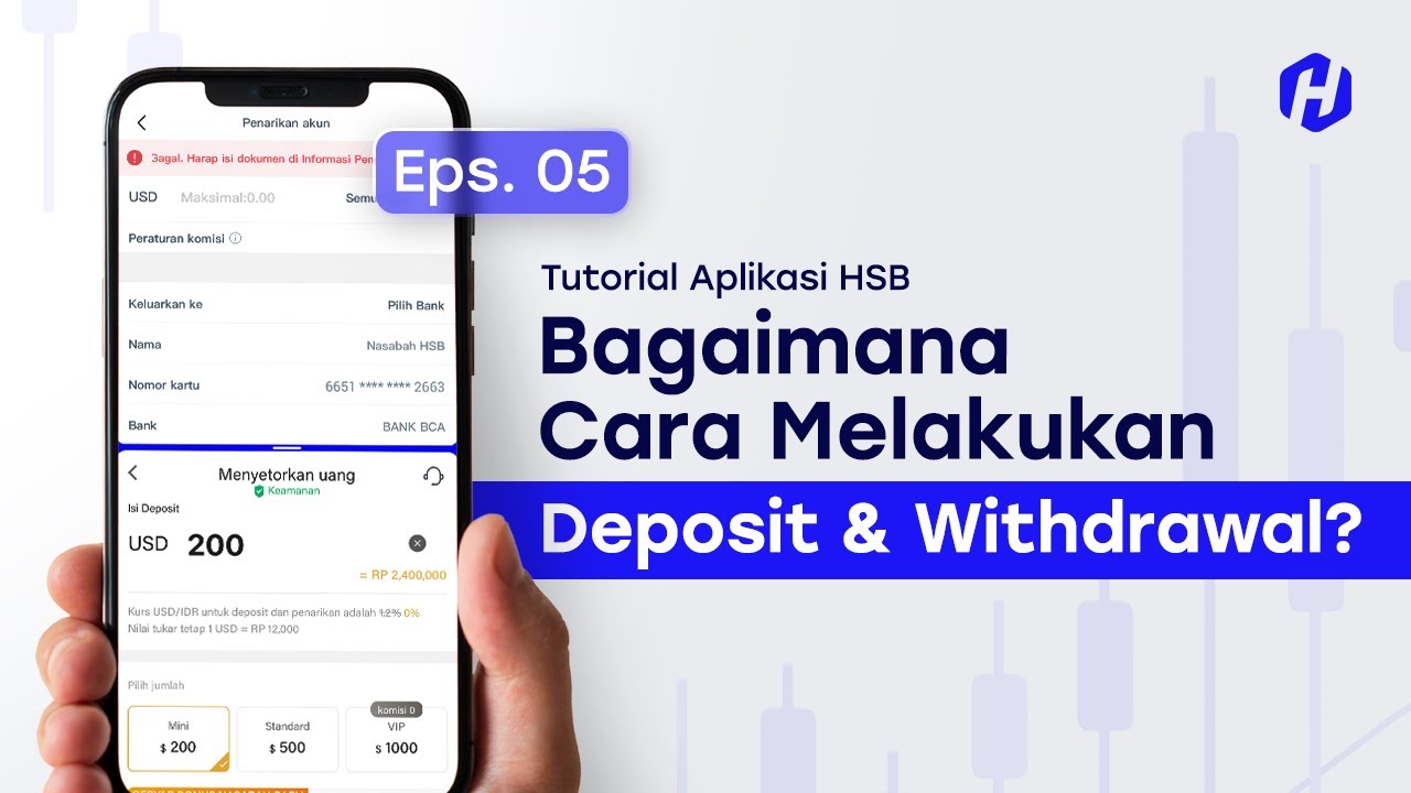 TUTORIAL LENGKAP: 5. CARA MELAKUKAN DEPOSIT DAN WITHDRAW HSB