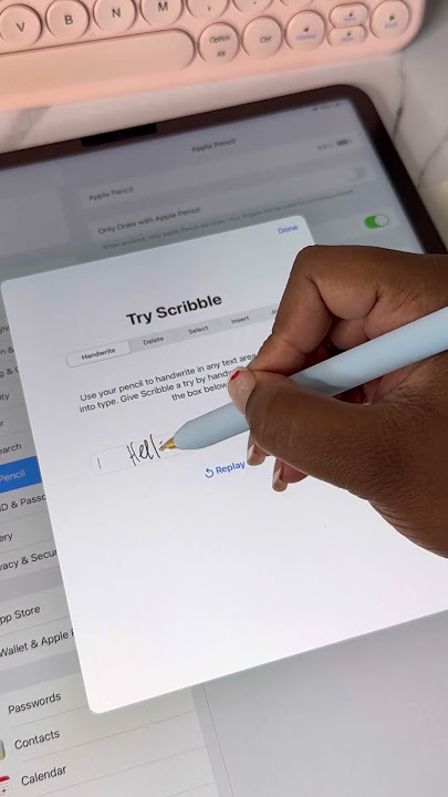 POV: Your handwriting is messy, so you cheat 🙈📝👎🏾✏️✨ #ipad #ipados17  #study