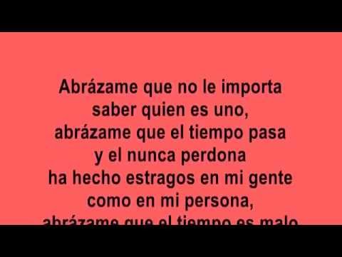 Abrazame muy fuerte JUAN GABRIEL letra