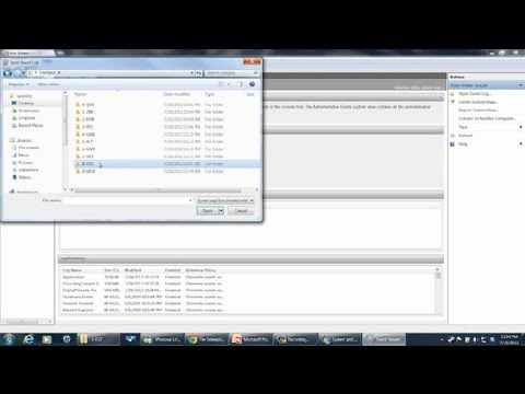How to Open an EVT File : How to Open Various File Types