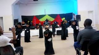 Elvira Standili - sy hand spiritual dancing (Anointed Movers Murraysburg)