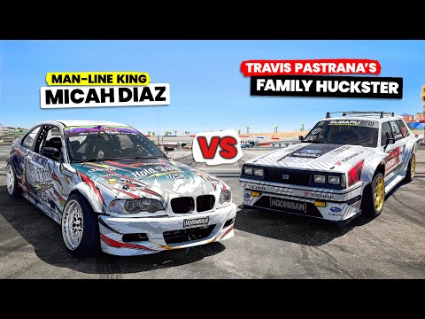 Travis Pastrana’s 862hp Family Huckster vs Micah Diaz's BMW Shred Machine | Gymkhana Grid Pursuit
