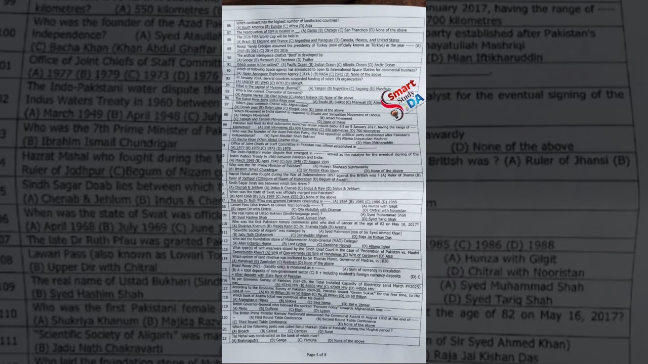 CCE 2024 Complete Paper solved| SPSC CCE 2024 Screening test 