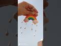 🌈supper clay Rainbow art /how to make Rainbow with super clay #shortvideo #shortsfeed #rainbow