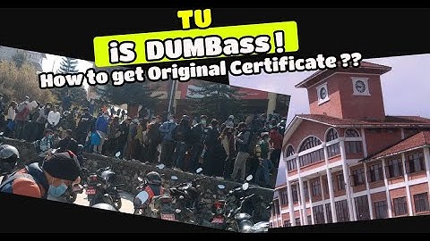 How to get original/ transcripts/ Provisional from T U || Tribhuvan University