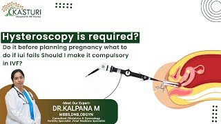 Download lagu Hysteroscopy for Infertility Purpose | Hysteroscopy Necessary Before IVF? | Kasturi Hospital