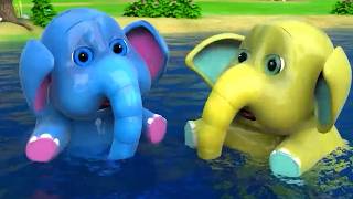 One Fat Elephant | Ek Mota Hathi Ghumne Chala | Hindi Nursery Rhyme - Zappy Toons