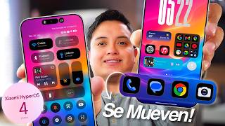 ¡Ya Están Aquí! ICONOS Animados y Centro de Control de HyperOS 4 para Cualquier XIAOMI 😍