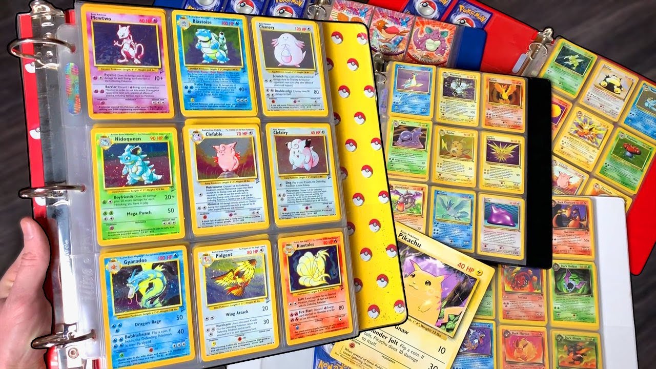 Large Vintage Pokemon Card Binder, Dark Charizard Auction