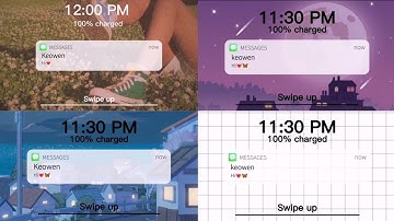 Free simple aesthetic ios notification intro | keowen