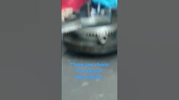 three jaw chuck internal mechanism #viral #video #shorts