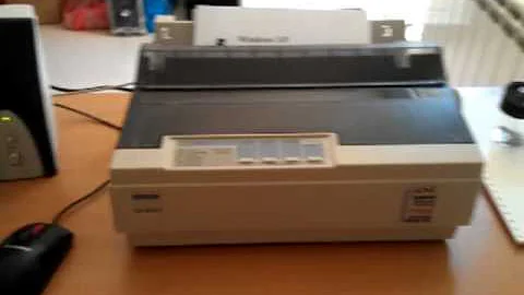 EPSON LQ 300 + II test page