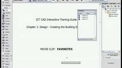 ArchiCAD Tip: Favourites Explained