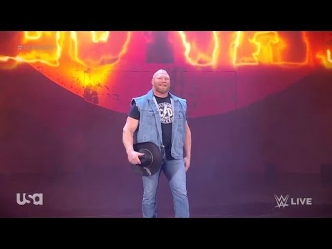 Brock Lesnar Return Entrance: RAW, Oct. 10, 2022 -(HD)