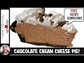 Collard Valley Cooks Chocolate Cream Cheese Dream Pie, No bake