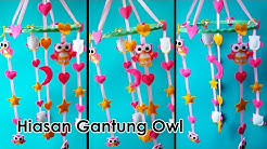 Hiasan Gantung Burung Hantu Kain Flanel Tanpa Tusuk Feston - Hanging Owl Decoration - Durasi: 3.38. 