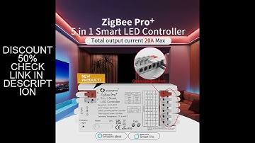 GLEDOPTO ZigBee 3.0 Pro+ 5 in 1 LED Strip Controller 20A Max RGBCCT/RGBW/RGB/CCT/Dimmer Alexa Homey