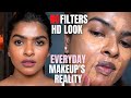 my True BROWN SKIN makeup & Skin Care Therapy | what EVERYDAY MAKEUP looks in Person *Satisfying AF*