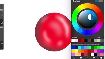 How to draw a glass marble in #Procreate