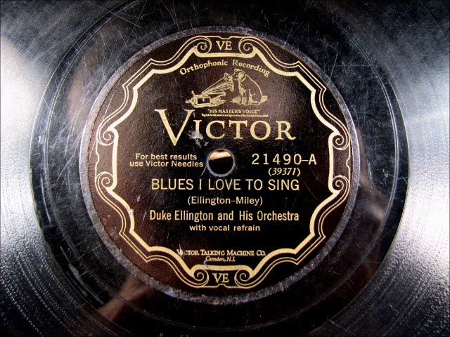 BLUES I LOVE TO SING by Duke Ellington vocal-Adelaide Hall 1927